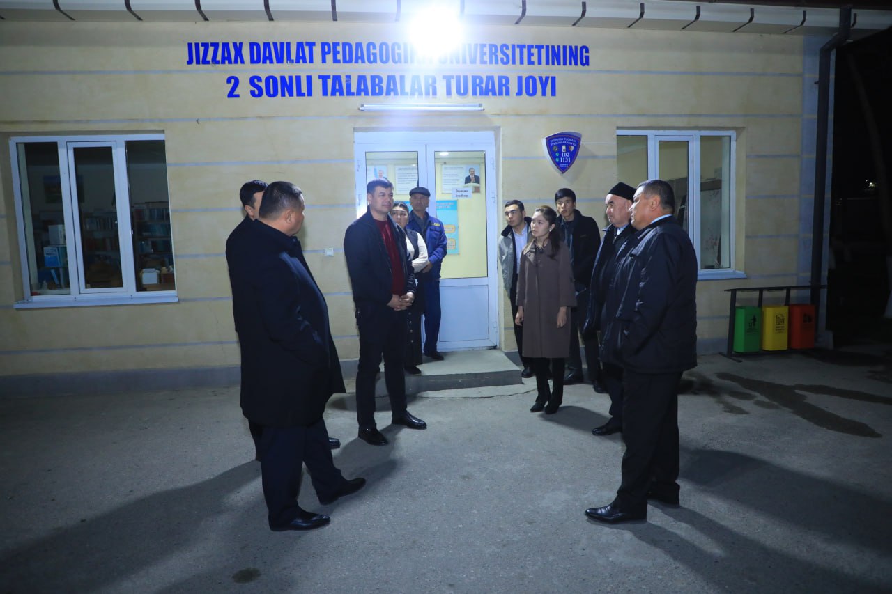 JDPU rahbariyati talabalar turar joylarida yaratilgan sharoitlarni o‘rgandi.