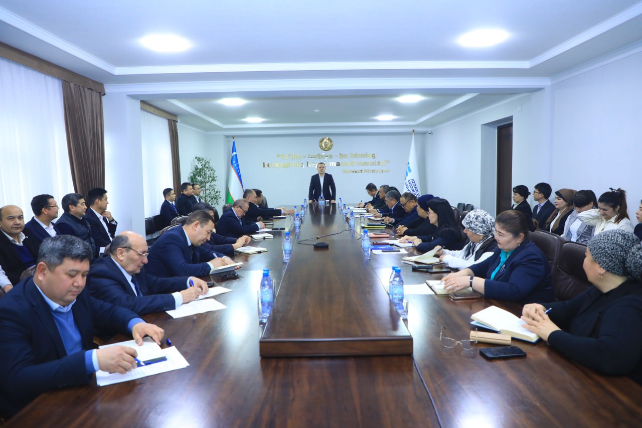 Kengash yig‘ilishida Marlen Zoidovich Djelyalovning yangi lavozimga tayinlangani e’lon qilindi.