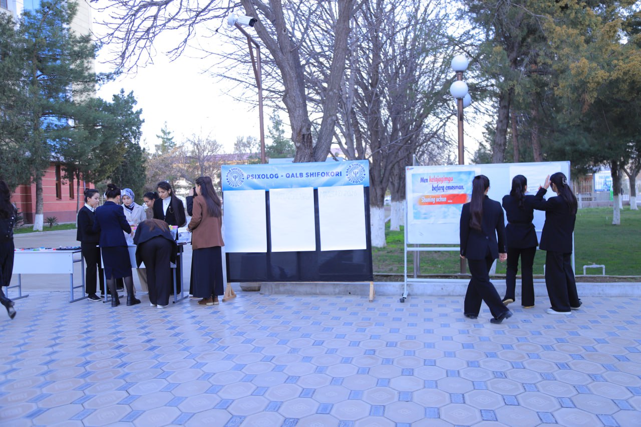  “Men kelajagimga befarq emasman” psixologik aksiyasi o‘tkazildi.