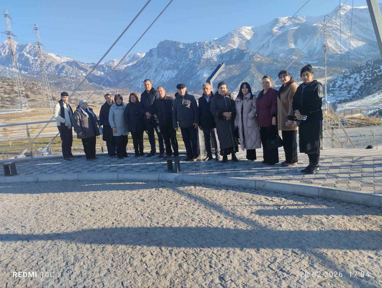 Поездка профессоров и преподавателей Джизакского государственного педагогического университета в Заамин продолжается