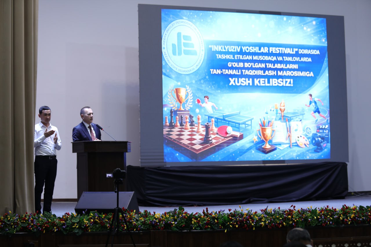 Inklyuziv yoshlar festivali: g‘olib talabalar taqdirlandi.