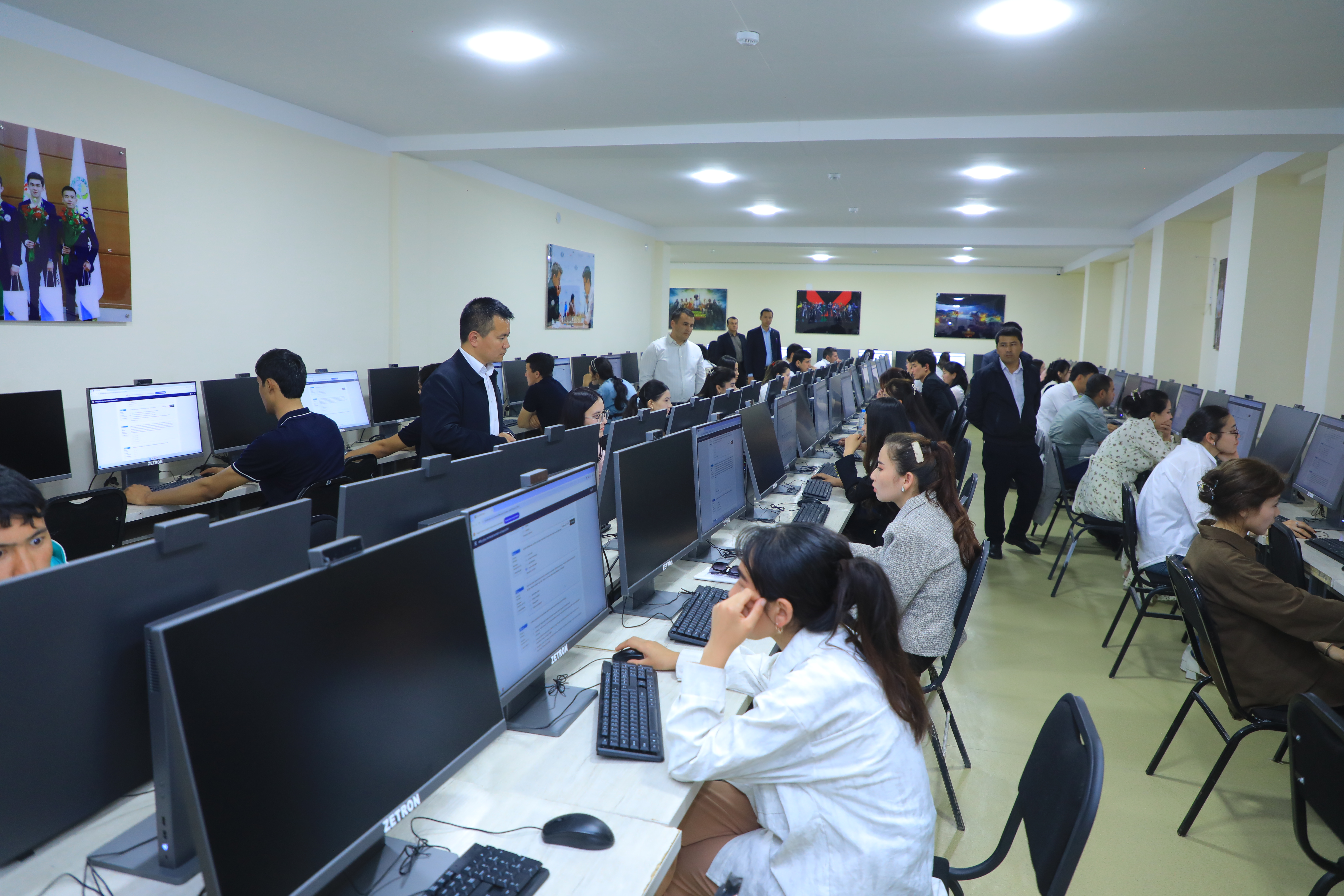 Tarix fakulteti bitiruvchi kurs talabalari diagnostik test sinovidan o‘tkazildi.