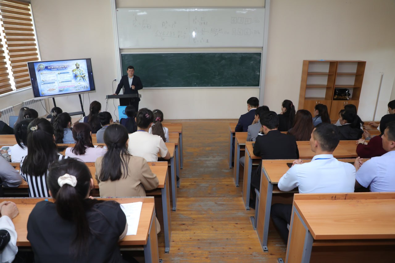 Amir Temur tavalludining 690-yilligiga bag‘ishlangan uchrashuv bo‘lib o‘tdi.