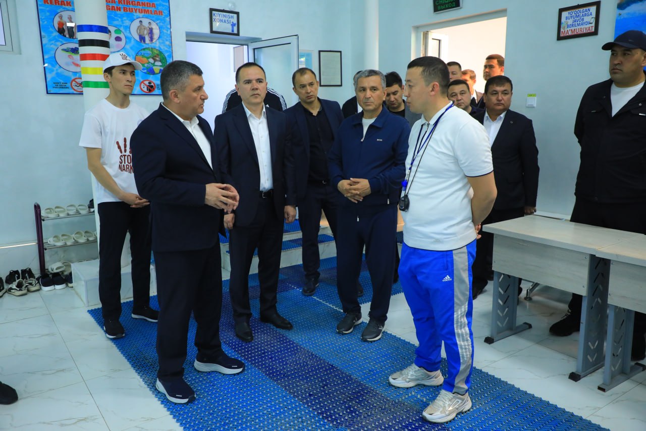 Sport vazirligi vakillari universitetda yaratilgan sharoitlar bilan tanishdi.