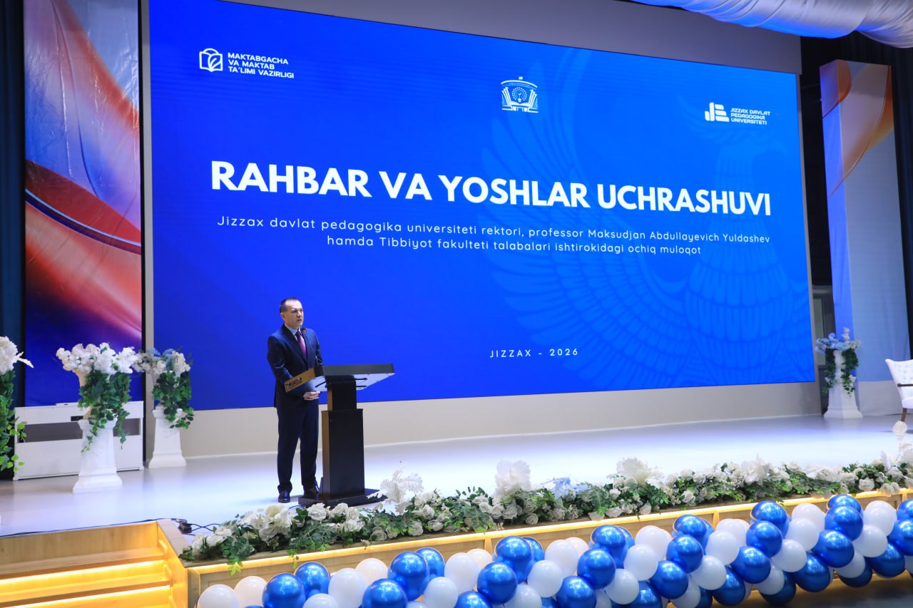 JDPU rektori tibbiyot fakulteti talabalari bilan uchrashdi