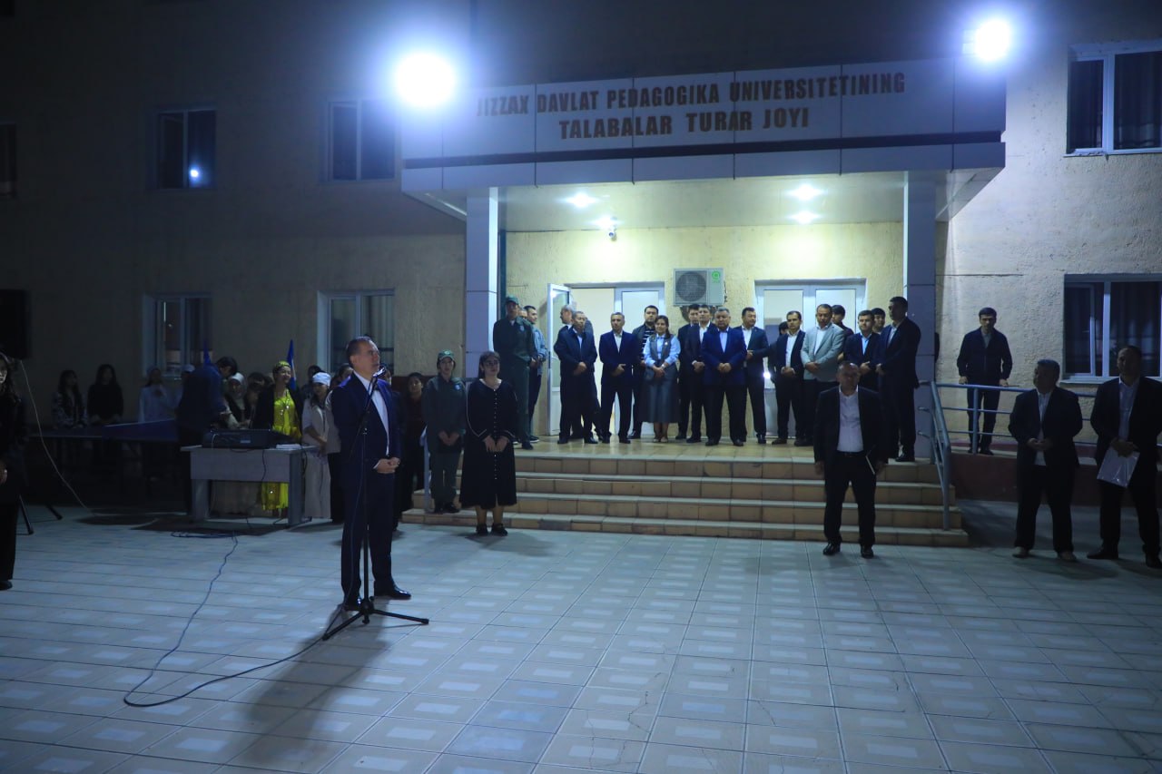 Rektorning talabalar turar joyiga taşrifi davom etmoqda